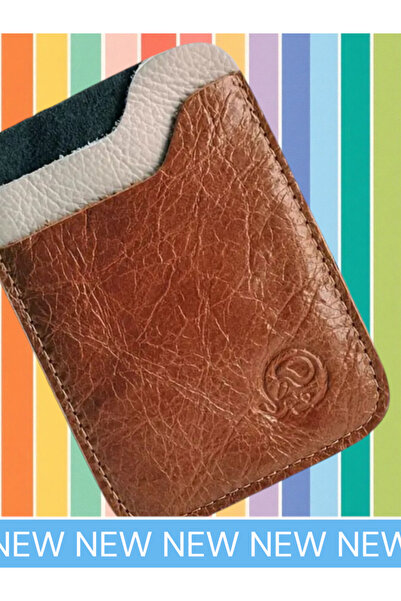 ORGANICYOU YIWU Μινιμαλιστικό Λεπτό Πορτοφόλι Πιστωτικής Κάρτας - Κορυφαίο Δέρμα Αγελάδας