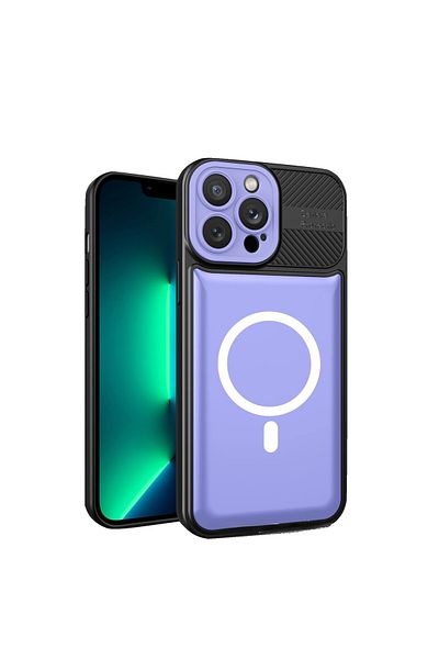 OEM Case for Apple iPhone 12 Pro MagSafe, Urban Armor, Purple, magnetic holder