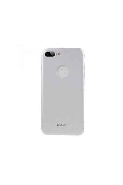 Crocodileskids Apple iPhone 7 Plus IPAKY Full Cover 360 Silver Case + Gift Foil