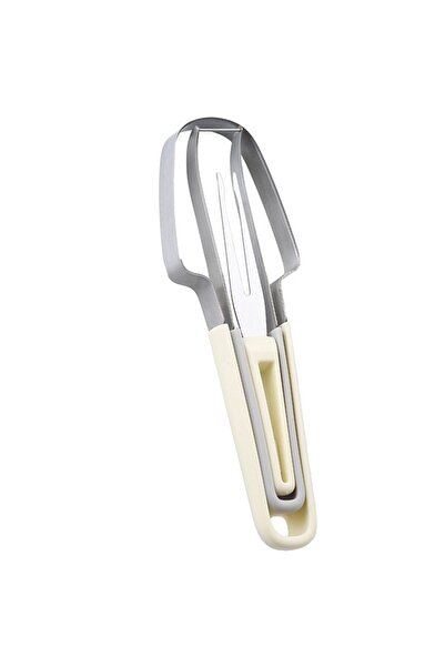 Flippy Watermelon Peeler, Flippy, 3-Section, Stainless Steel and PP Plastic, ...