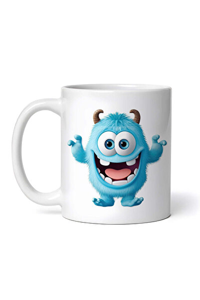 OEM Cană albă personalizată, Millo Monster, Inovatix®. 330 ml