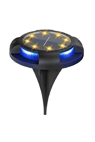 Flippy Flippy Solar Garden Spot Light, 12 LED (8 Warm White + 4 RGB), IP65, 11x13.5 cm, Multicolor