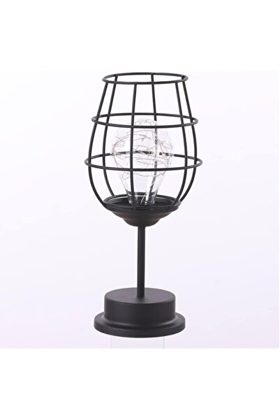 Flippy Decorative LED Lamp, Wine Glass Model, Battery-Powered, 13 x 13 x 28 c...