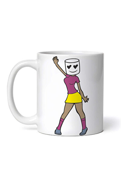 INOVATIX Personalized White Mug, Marshmello Short Skirt, Inovatix®. 330ml