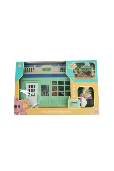 dalip Dollhouse, flower shop, with furniture and figurines