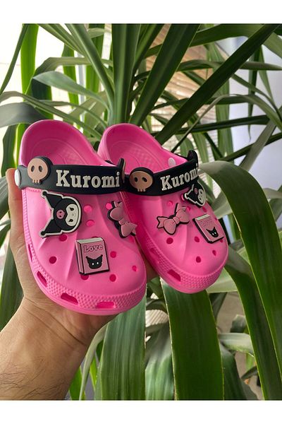 STARYOU STORE Kuromi Slippers Eva Sole Non-Slip Sole