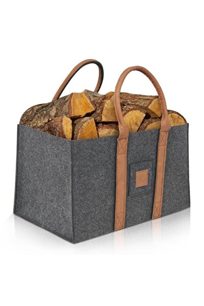Flippy Multifunctional Laundry Basket, Storage Basket, Flippy, Dark Gray, 50x34x32, Durable Bag for Wood