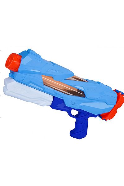 Flippy Water Blaster for Kids, Tank, For Pool/Beach, Flippy, 6 years+, 5 Nozzles, Quick Fill, Blue, 800ML