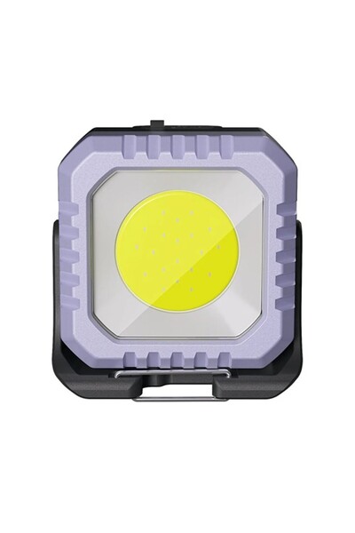 Flippy Keychain Flashlight Flippy, 5 Lighting Modes, USB-C Charging, 5W, IPX5 Waterproof, 500 lm, COB, Purp