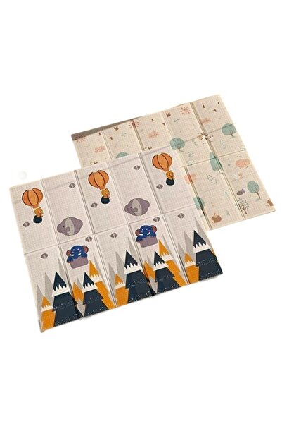Flippy Children's Play Mat, Double-sided, Forest/Elephants, XPE+PE, Waterproof, Non-slip, Foldable,