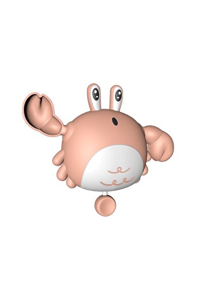 Flippy Jucărie de baie copii Flippy, crab roz 10 cm, cu șnur