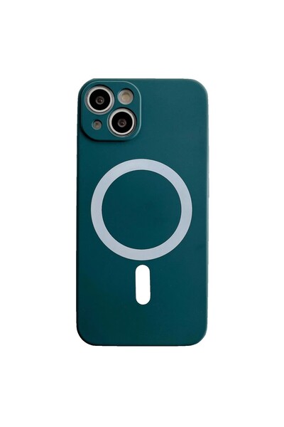 Apple MagSafe Case for iPhone 13 Pro, Silicone, Camera Protection, Magnetic, Wireless Charging, Flip