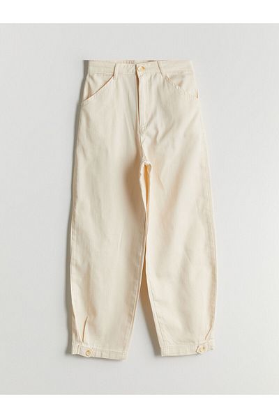 LC Waikiki Girl's Pants with Adjustable Elastic Waist