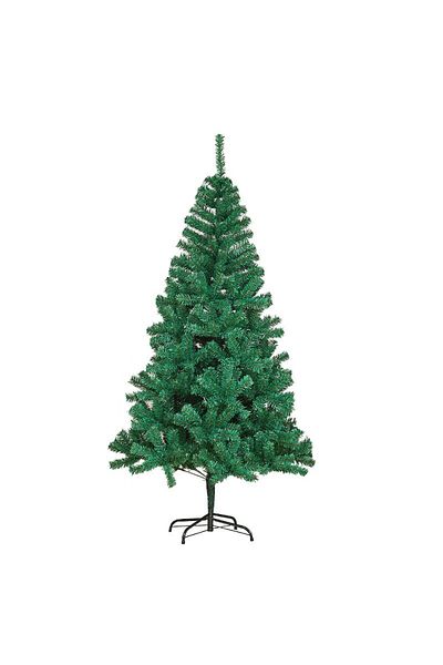 OEM Artificial Christmas tree with stand included 180 cm, 600 branches/tops, plastic material