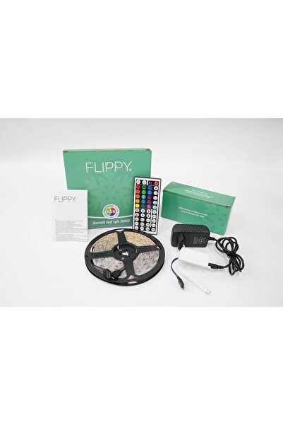 Flippy RGB Multicolor LED Strip Christmas Lights with Remote, 5 m, 270 LEDs,