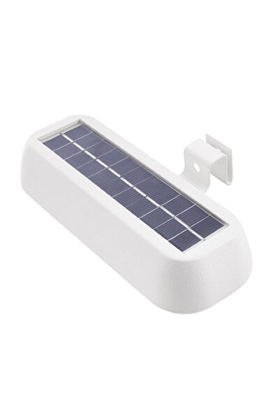 Flippy Lampă de perete dreptunghiulară cu LED solară, Flippy, 18 x 7 cm, senzor de mișcare, 6V, ABS, 2200mAh, impermeabilă, rece