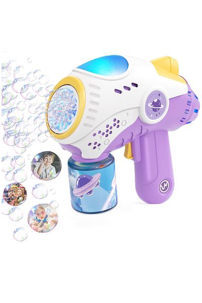 OEM Interactive Soap Bubble Toy, Sounds and Lights, Pistol Model, with 8 Hours