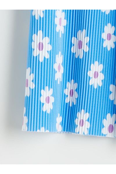 LC Waikiki Elastic Waist Floral Girls Trousers