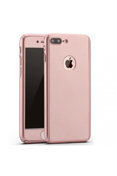 Flippy Samsung Galaxy A3 2017 Full Cover 360 Rose Gold Case + Protective Film