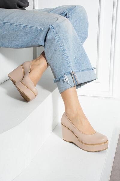 ZENNESHOES Helena Dolgu topuklu kadın ayakkabı