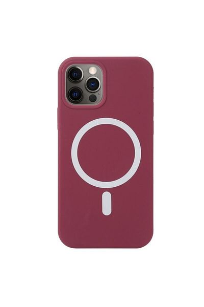 OEM MagSafe liquid large hole magnetic shell case for Apple iPhone 12/ 12 Pro, Full Co
