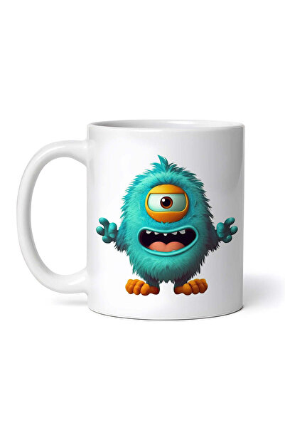 OEM Cană albă personalizată, Simba Monstrul, INOVATIX®. 330ml