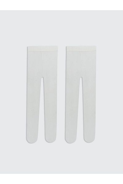 LC Waikiki Basic Baby Girl Pantyhose 2 Pack