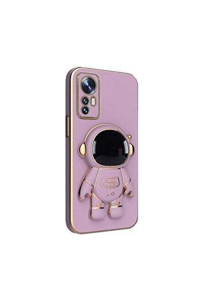 Flippy Husa de Protectie 2 in 1, Flippy, pentru Honor 90, Model Astronaut, Husa cu Suport, din TPU, Mov
