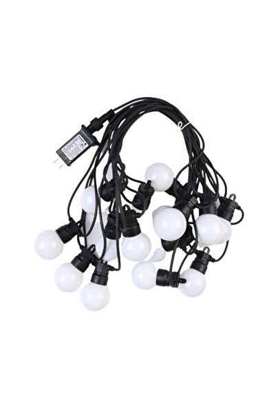 Flippy Ghirlandă luminoasă de Crăciun, 5 metri, 10 becuri LED rotunde, multic...