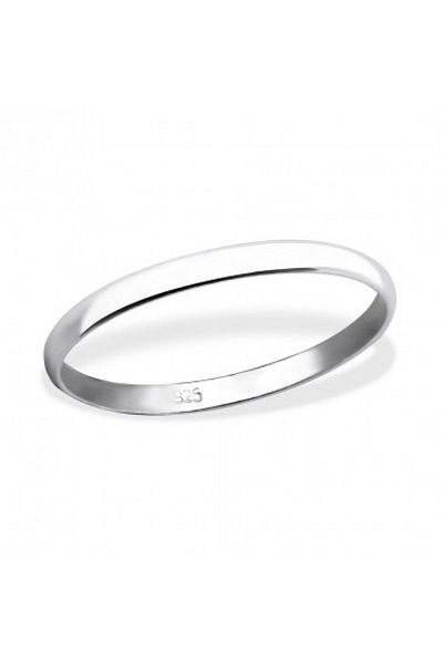 OEM 925 Silver Ring Type Simple Wedding Ring, Size 56