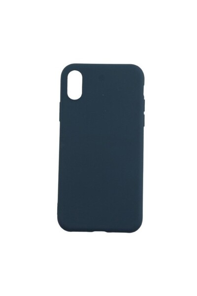 Flippy Protective case compatible with Apple iPhone XS Max Matte Tpu Dark Blue
