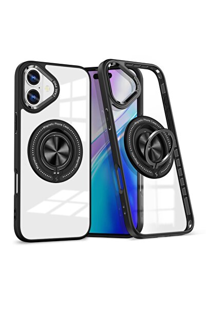 Flippy Carcasă de protecție TPU cu inel magnetic pentru iPhone 16