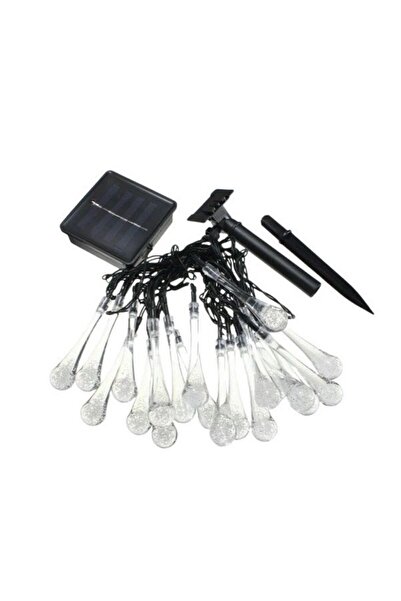 Flippy Instalație de Crăciun, Picătură, 30 LED-uri, Multicolor, Energie solar...