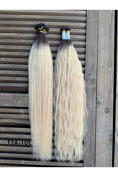 Suzan Peruk Mikro Kaynak Saç 65 cm %100 Gerçek 250 adet direk Kuaförde takılm...