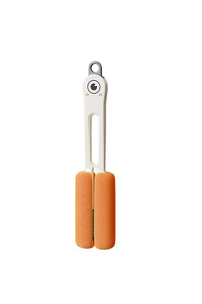 OEM Glass, Mug, Bottle Cleaning Brush with Long Handle and Sponge, Straw Washing Accessories and