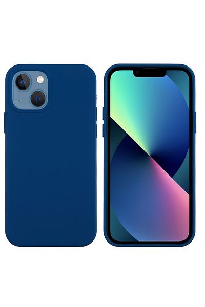 OEM Husa pentru Apple iPhone 14 Pro Liquid Silicone cu Microfibra pe interior Protectie Antisoc Blue R