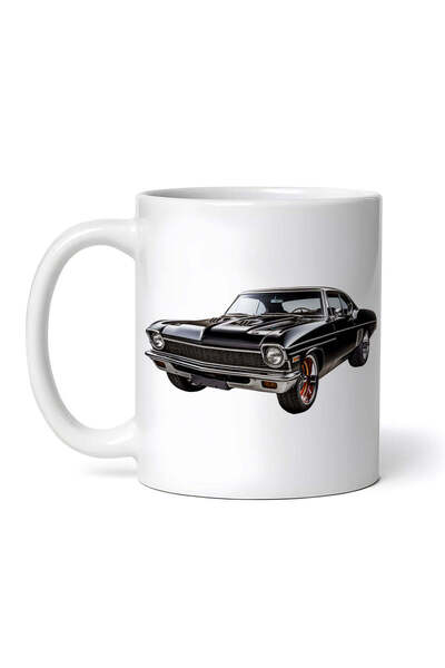 INOVATIX Personalized White Mug, Chevrolet Chevi Vintage Car, Inovatix®. 330 ml