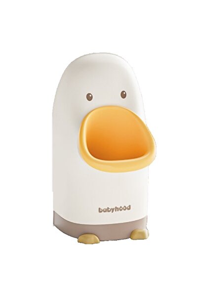 Flippy Children's Potty Urinal, 1+ yrs, Portable Duck Design, White/Yellow, 23.3x24x43 cm