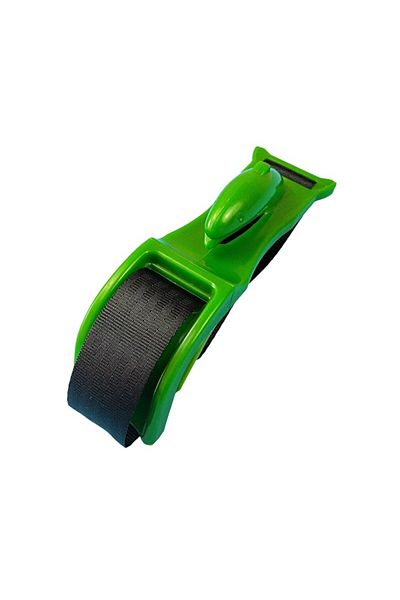 Flippy Deflector de centură de siguranță, rabatabil, pentru burtica gravidei, universal, reglabil, 21x6 cm, verde