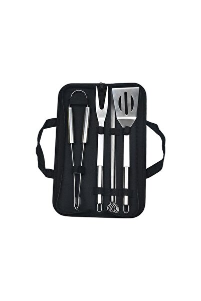 Flippy Set of 7 Grill Utensils, Flippy, Stainless Steel, Oxford Bag, Silver