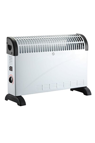 Flippy Convector electric clasic, Flippy, 2000W, 3 niveluri de putere, termostat, 53x19.8x38 cm, alb