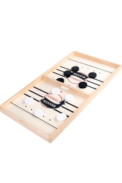 Flippy Interactive Fooseball (Table Hockey), Wooden, 10 Pieces, Ages 4+, 35 x 22 cm, Multicolor