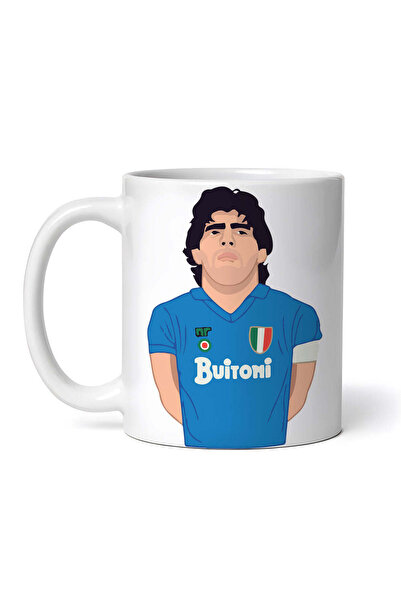 OEM Εξατομικευμένη Λευκή Κούπα, Πουκάμισο Maradona Buitoni, Inovatix®. 330ml