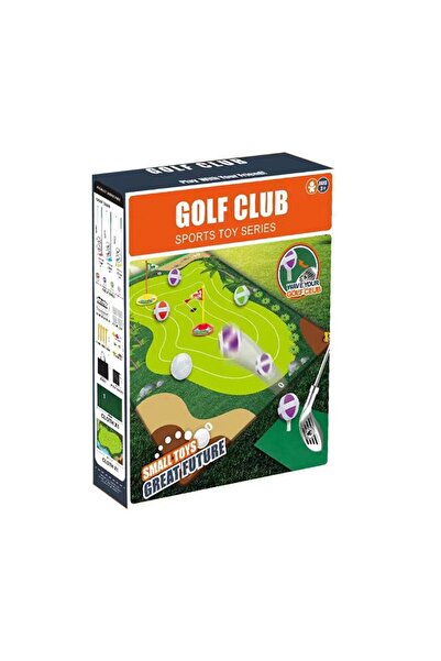Flippy Interactive Golf Set Flippy, Parent-Child Interaction, Golf Mat, 140 x 98 cm, 4 Velcro Balls, 3 Adju