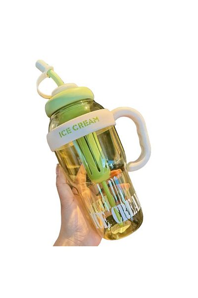 OEM Water Bottle, Thermal, 6 Hour Keeps, 1400 mL, with Straw and Lid, PP and Silicone, with