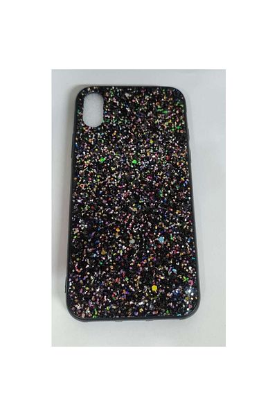 OEM Husa de protectie pentru Apple iPhone X/XS Sparkling Glitter TPU Negru