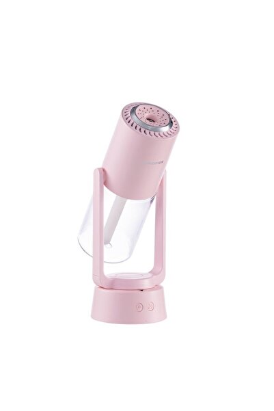 Flippy Umidificator și purificator de aer cu ultrasunete portabil, rezervor de 200 ml, ioni negativi, LED cu 7 culori, 360 de grade