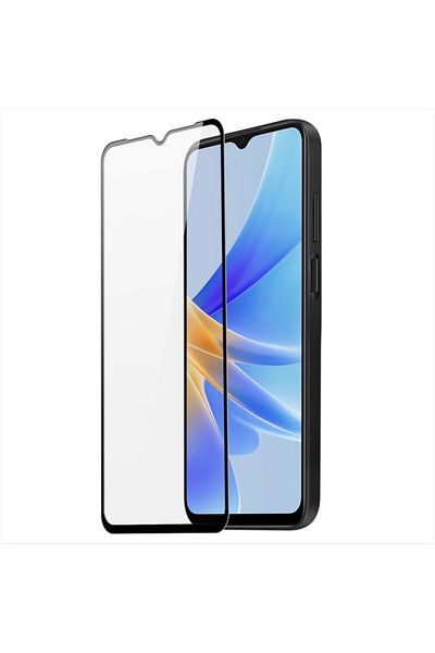 OEM Flippy Tempered Glass Film compatible with Huawei Nova Y61 4G, Full Glue Black