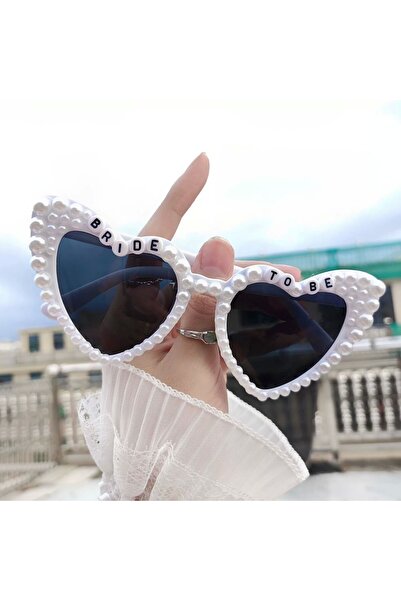 Flippy Ochelari de soare în formă de inimă pentru nuntă, 15,3x5,7x14,5 cm, vi...