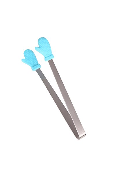 Flippy Creative Food Tongs Flippy, Silicone Glove Model, 14.5x3 cm, Heat- and Corrosion-Resistant, Blue